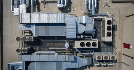 Air Conditioning to existing buildings header