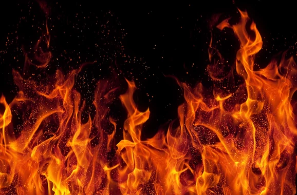 Fire idle building